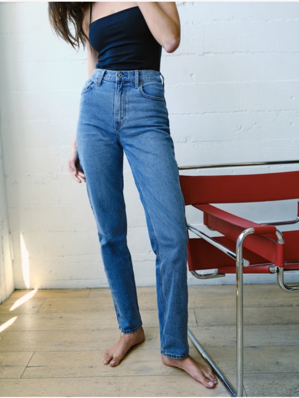 Abercrombie & Fitch Ultra High Rise 90s Straight Jeans